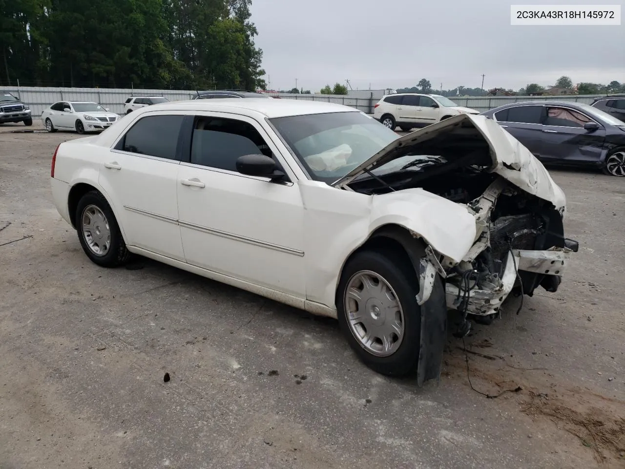 2008 Chrysler 300 Lx VIN: 2C3KA43R18H145972 Lot: 72346774