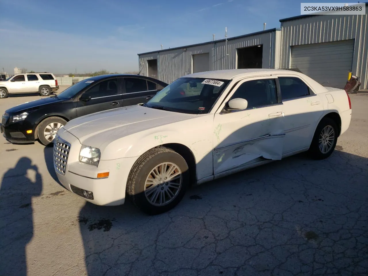 2009 Chrysler 300 Touring VIN: 2C3KA53VX9H583863 Lot: 49677684