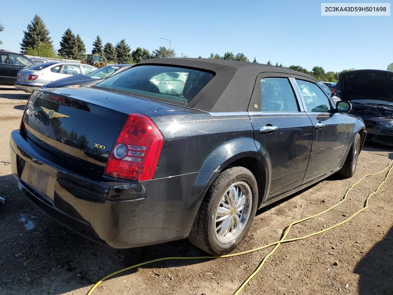 2009 Chrysler 300 Lx VIN: 2C3KA43D59H501698 Lot: 72751934