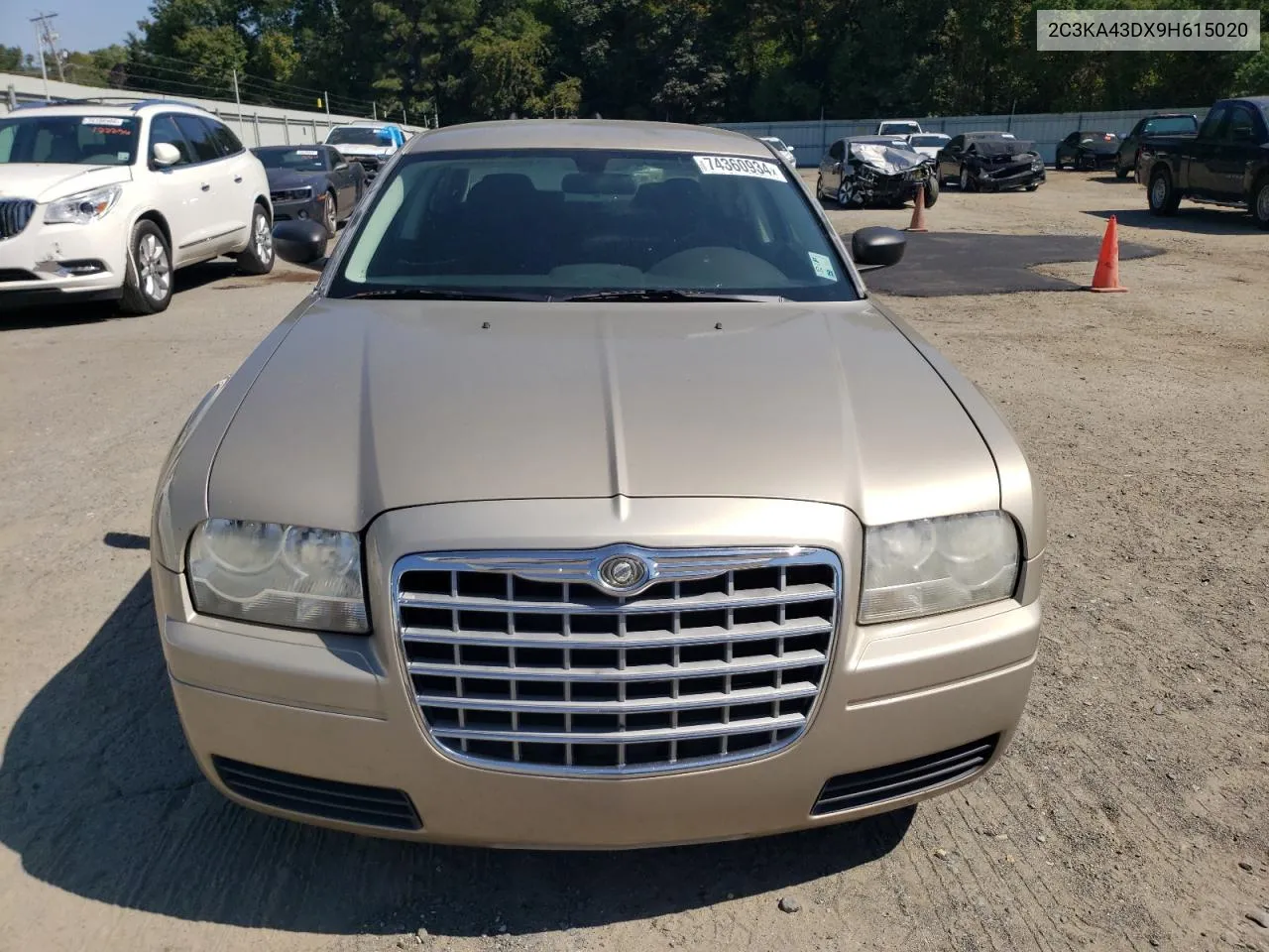 2009 Chrysler 300 Lx VIN: 2C3KA43DX9H615020 Lot: 74360934