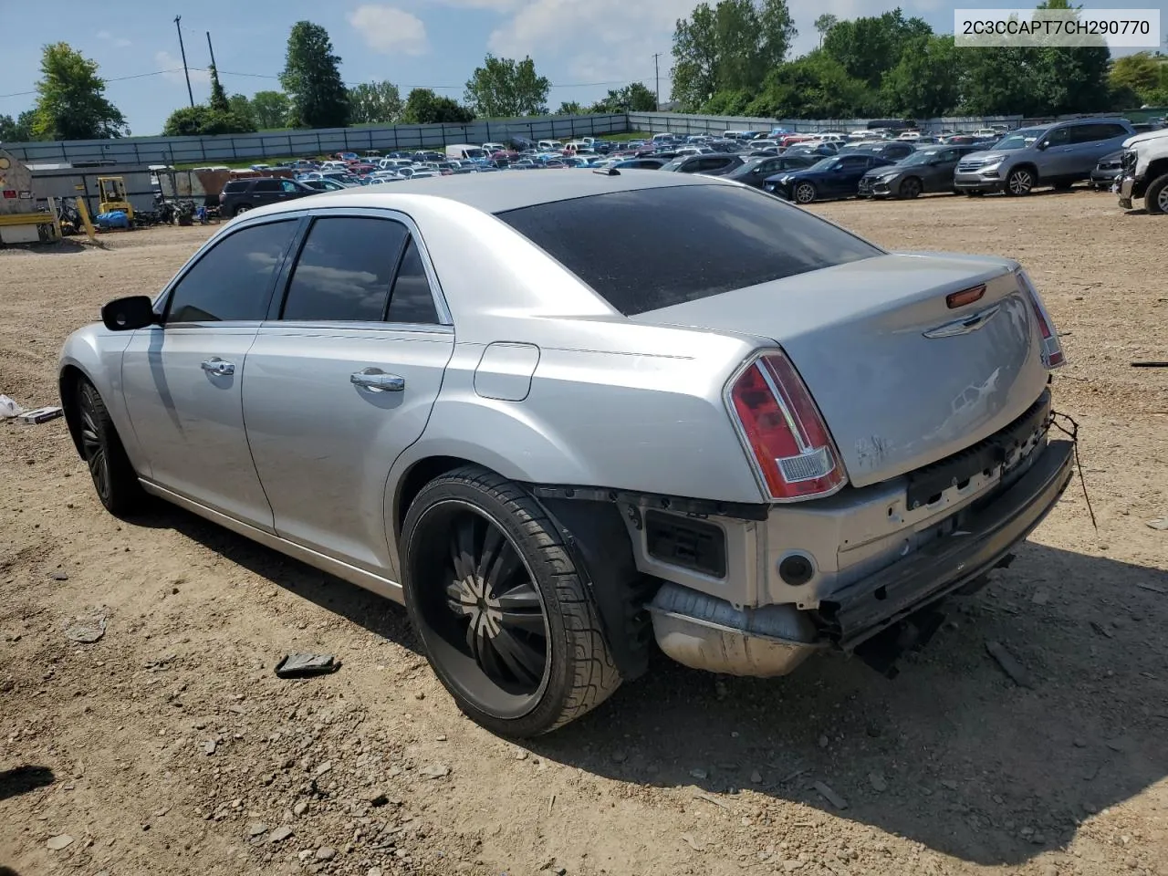 2012 Chrysler 300C Luxury VIN: 2C3CCAPT7CH290770 Lot: 55807484