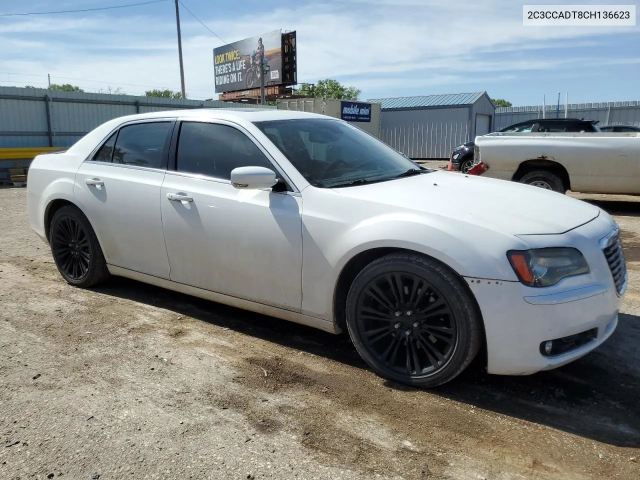 2012 Chrysler 300 S VIN: 2C3CCADT8CH136623 Lot: 57617214