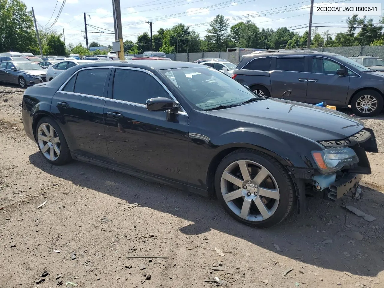 2012 Chrysler 300 Srt-8 VIN: 2C3CCAFJ6CH800641 Lot: 61313094