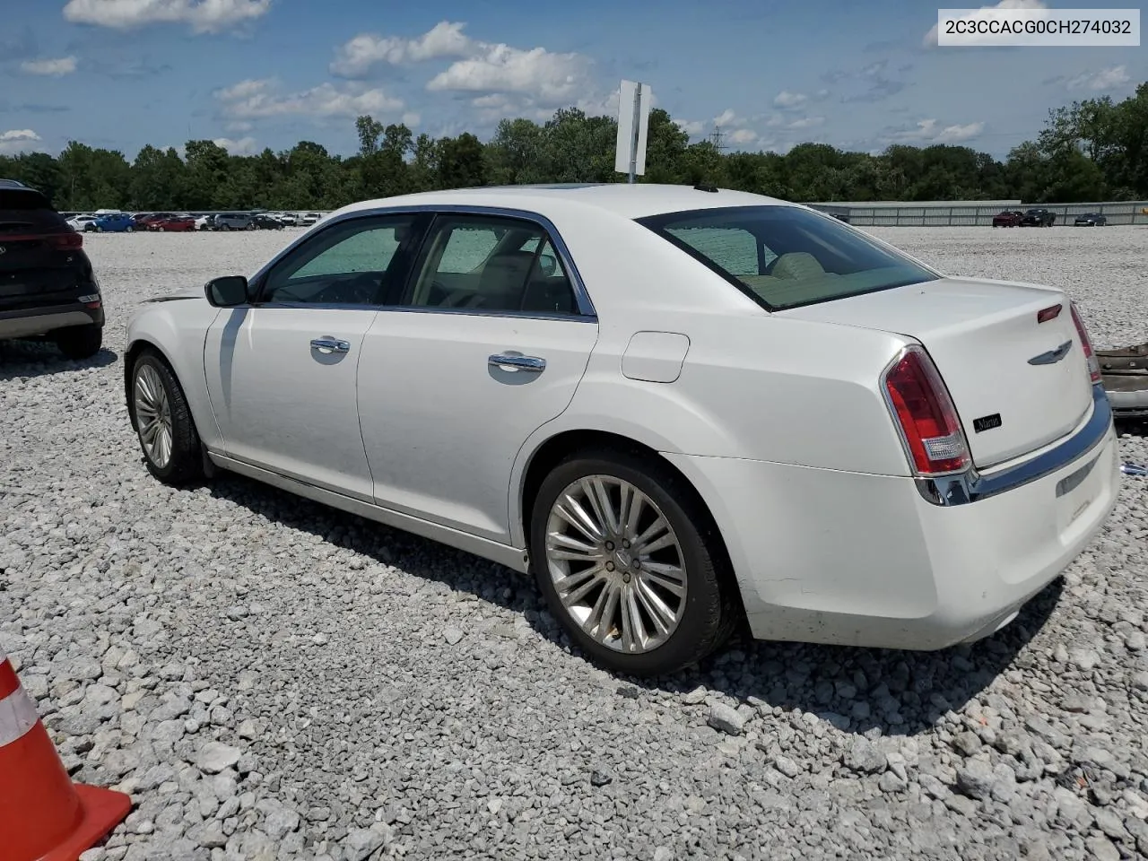 2C3CCACG0CH274032 2012 Chrysler 300 Limited