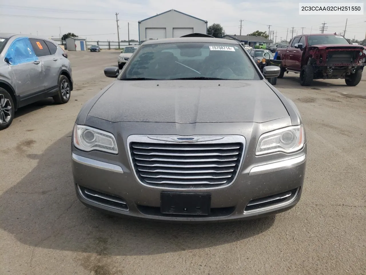 2012 Chrysler 300 VIN: 2C3CCAAG2CH251550 Lot: 70708714