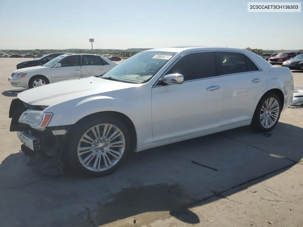 2012 Chrysler 300C VIN: 2C3CCAET3CH136303 Lot: 70885674