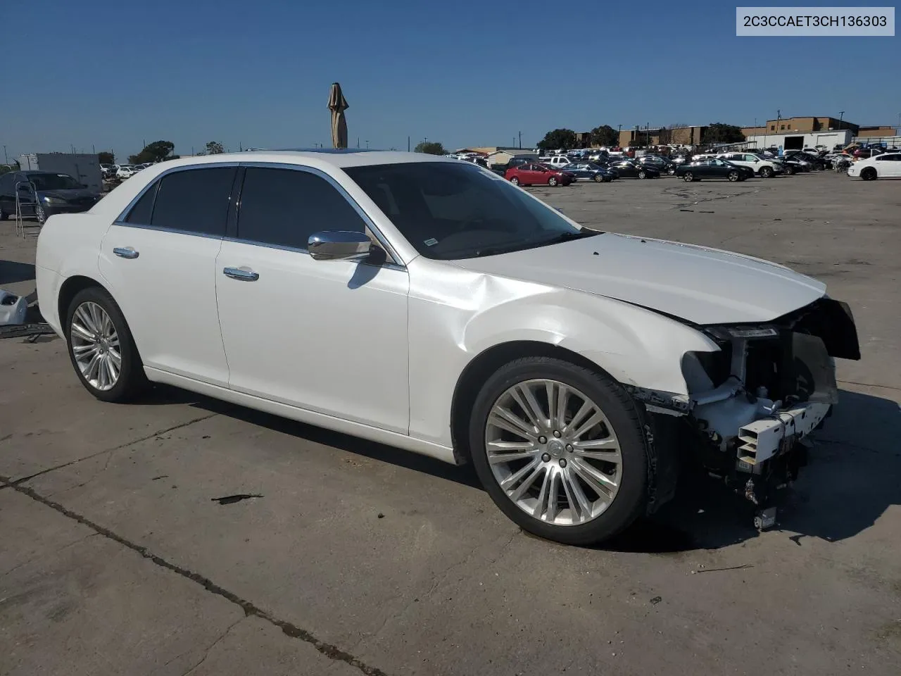 2C3CCAET3CH136303 2012 Chrysler 300C