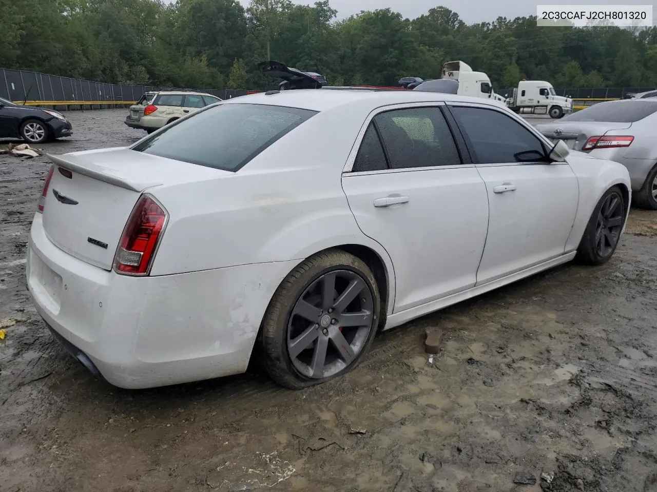 2012 Chrysler 300 Srt-8 VIN: 2C3CCAFJ2CH801320 Lot: 73427134