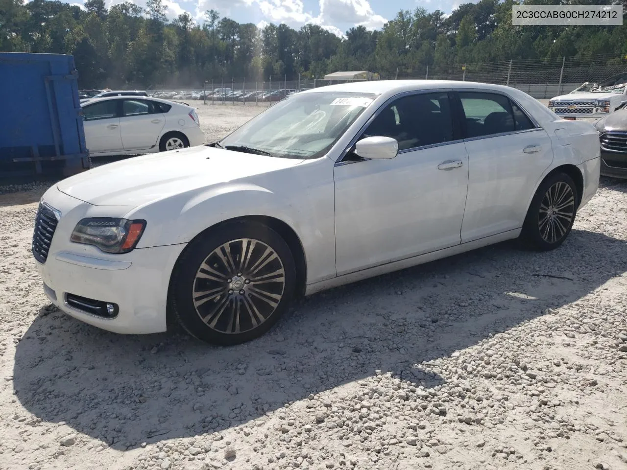 2012 Chrysler 300 S VIN: 2C3CCABG0CH274212 Lot: 74249844