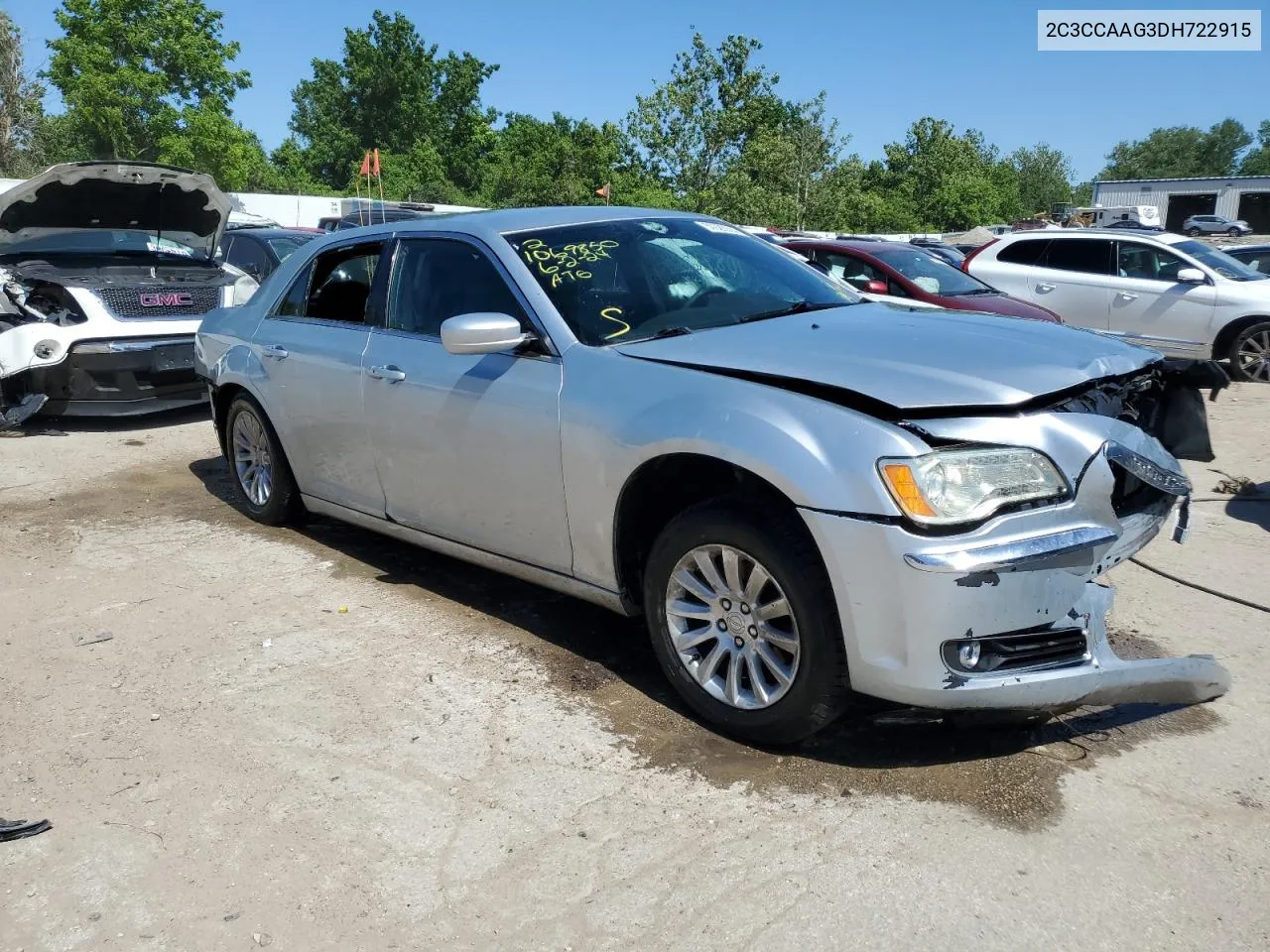 2013 Chrysler 300 VIN: 2C3CCAAG3DH722915 Lot: 57926924