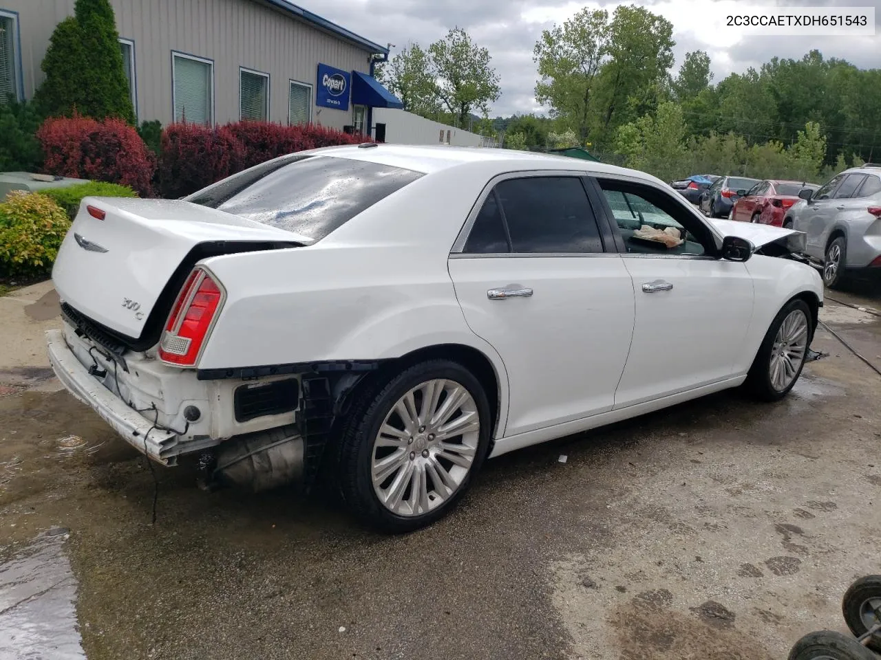 2013 Chrysler 300C VIN: 2C3CCAETXDH651543 Lot: 62913884