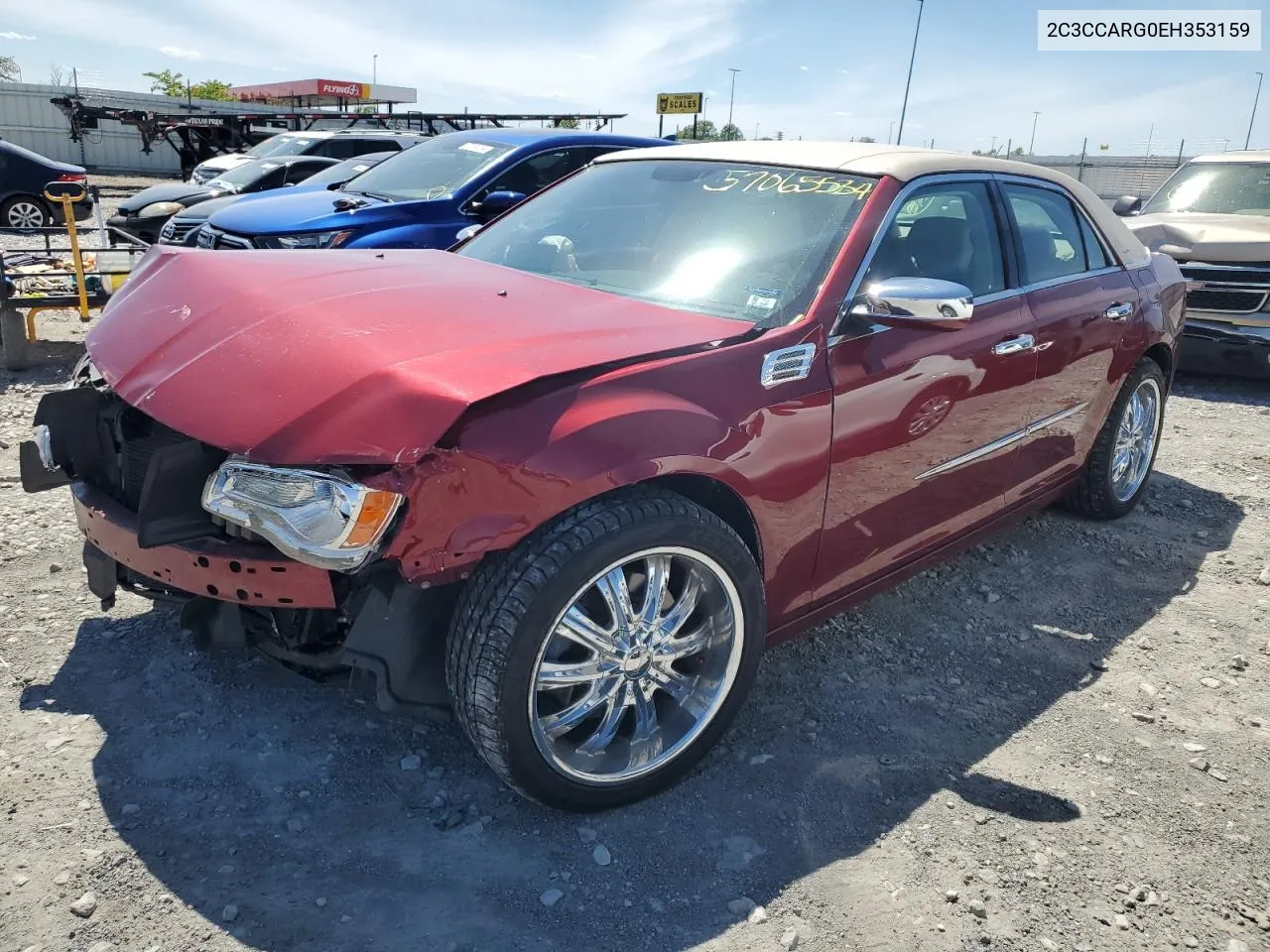 2014 Chrysler 300 VIN: 2C3CCARG0EH353159 Lot: 57065534