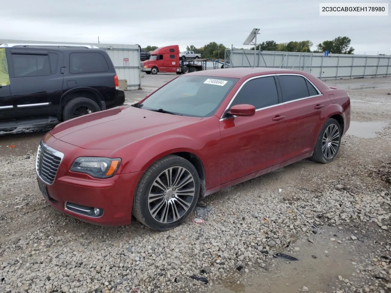 2014 Chrysler 300 S VIN: 2C3CCABGXEH178980 Lot: 72400694