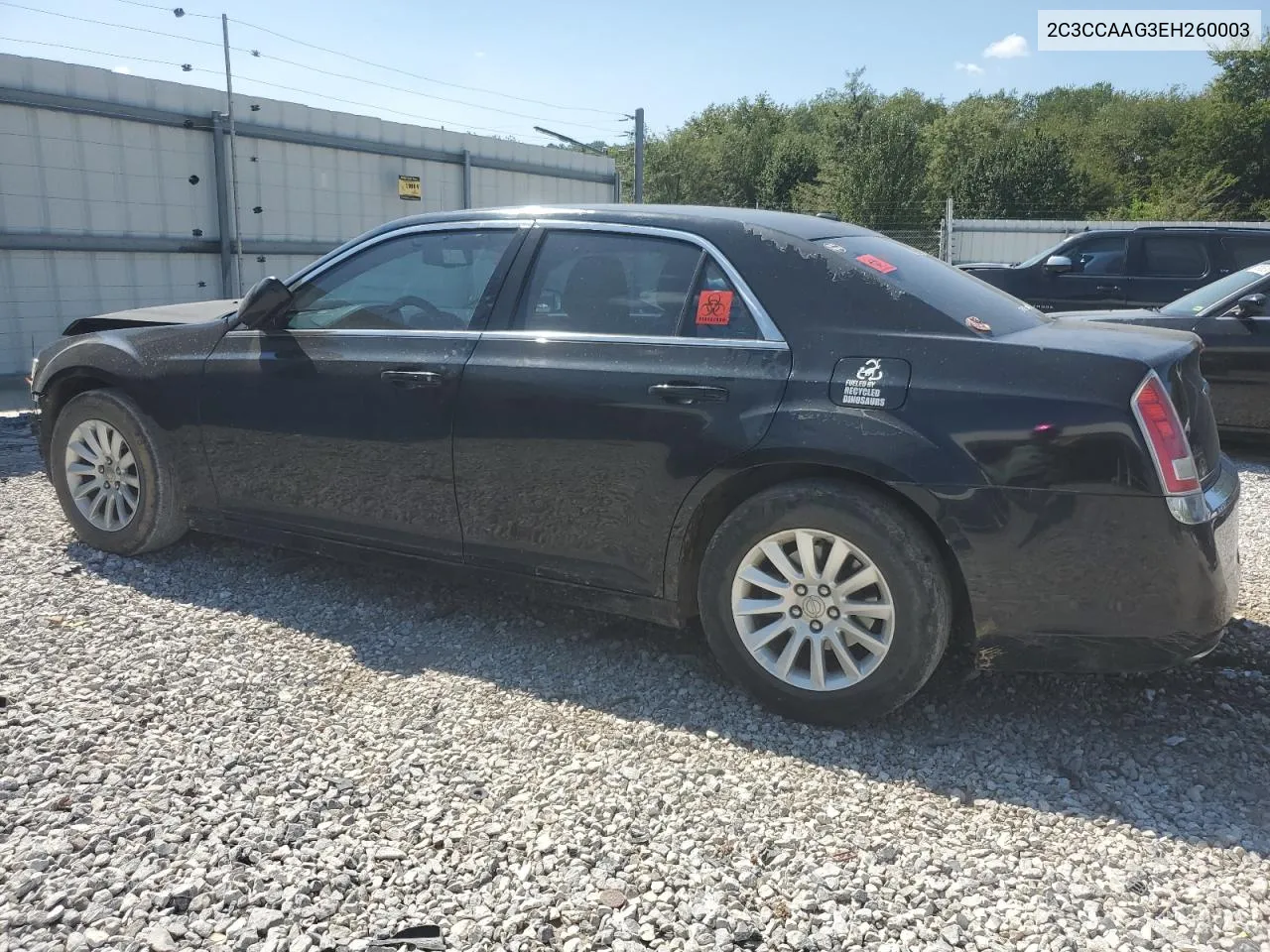 2014 Chrysler 300 VIN: 2C3CCAAG3EH260003 Lot: 72419414