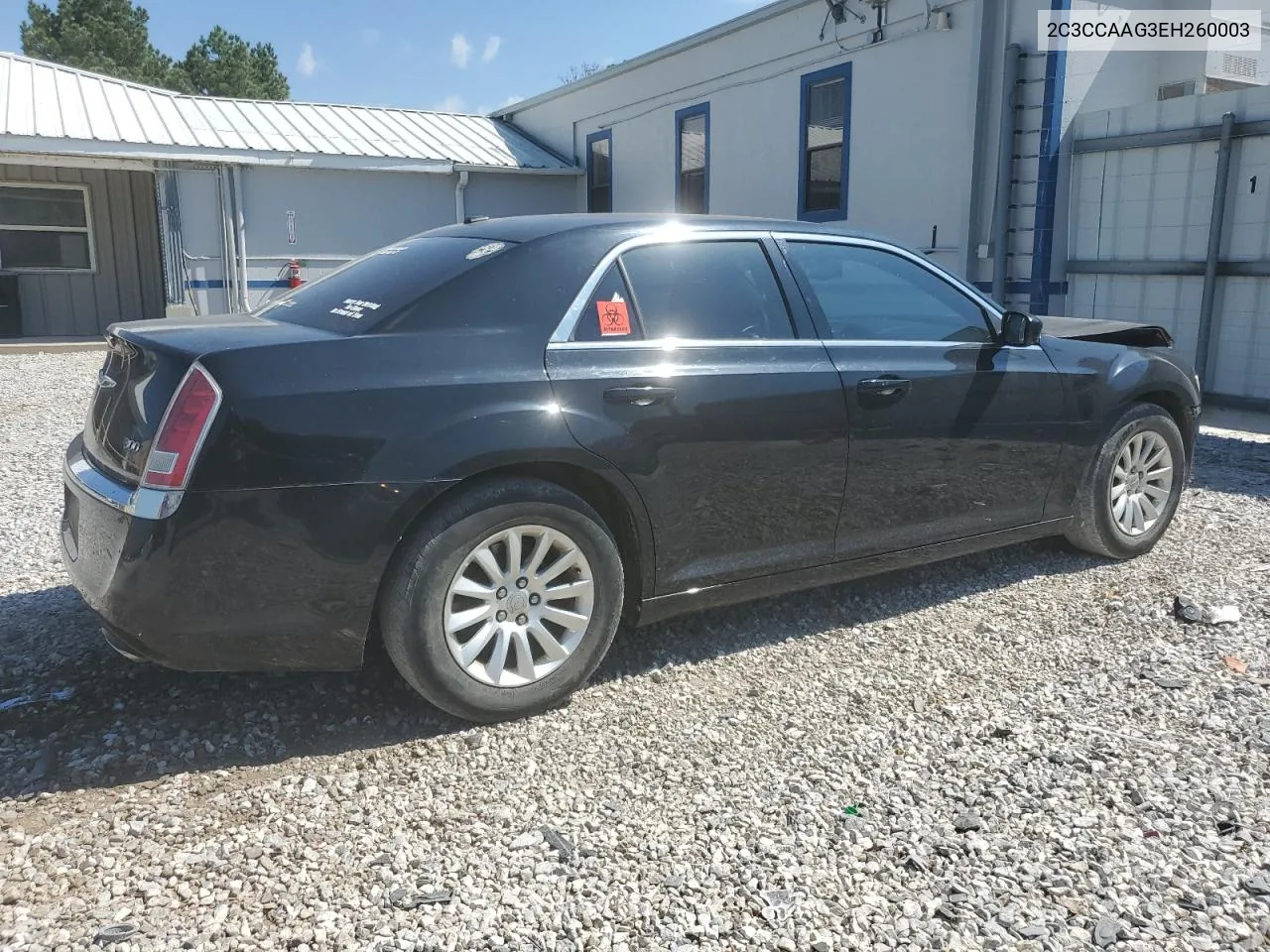 2014 Chrysler 300 VIN: 2C3CCAAG3EH260003 Lot: 72419414