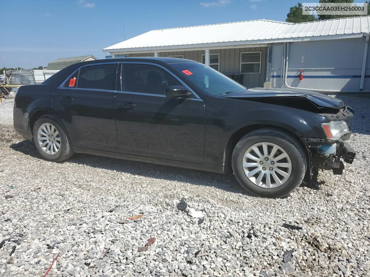 2014 Chrysler 300 VIN: 2C3CCAAG3EH260003 Lot: 72419414