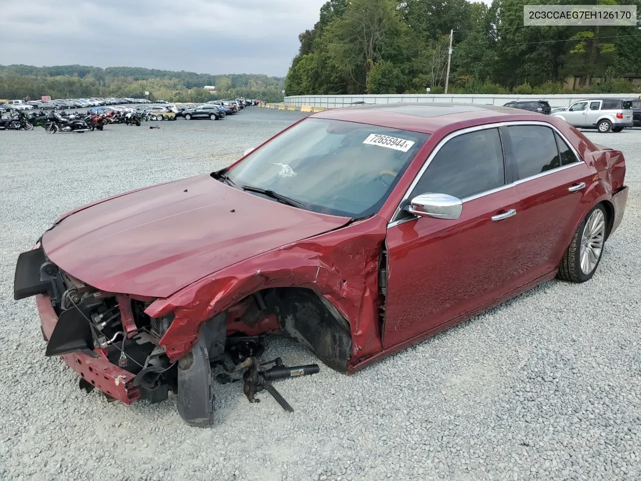 2014 Chrysler 300C VIN: 2C3CCAEG7EH126170 Lot: 72655944