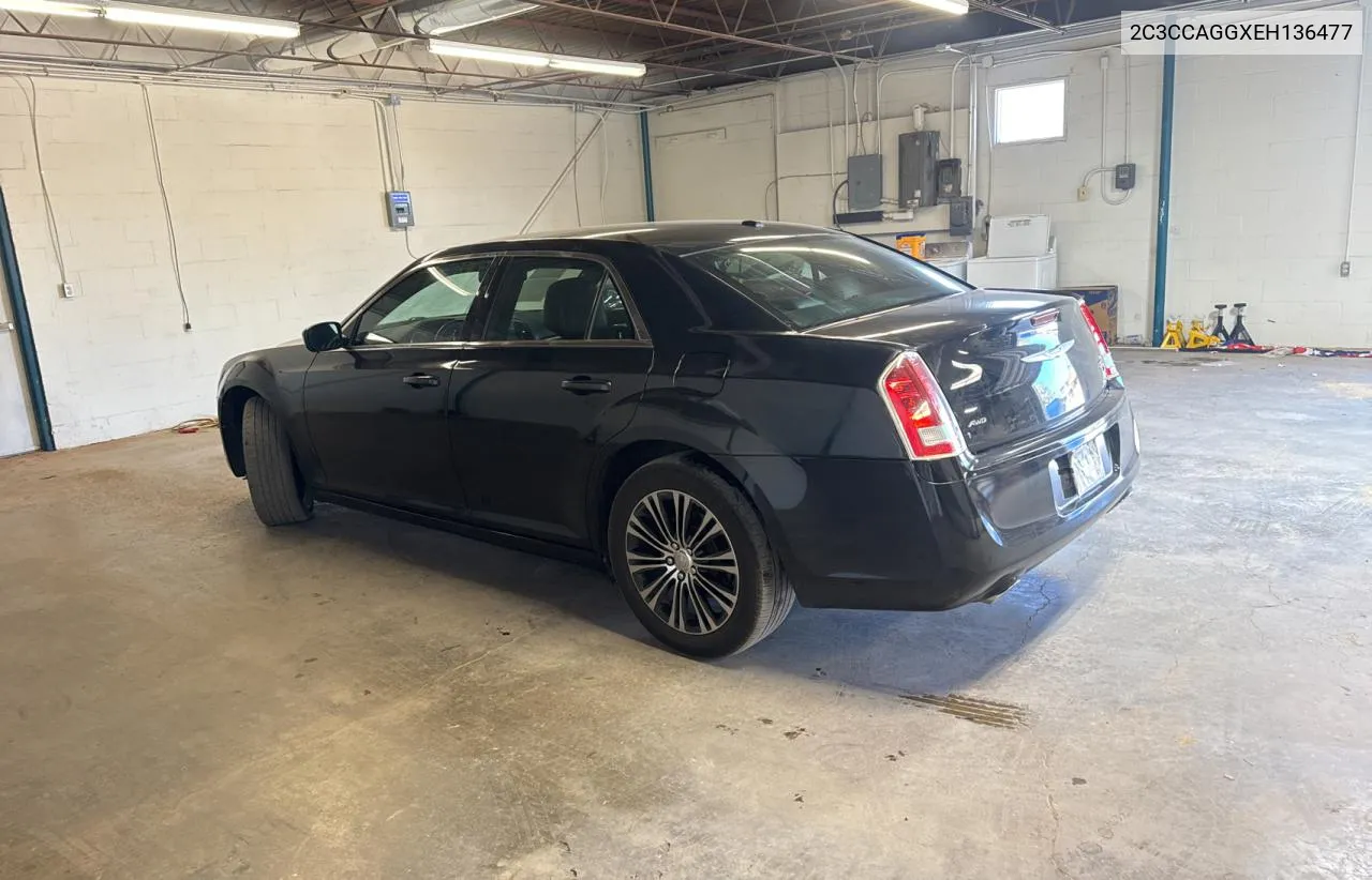 2C3CCAGGXEH136477 2014 Chrysler 300 S