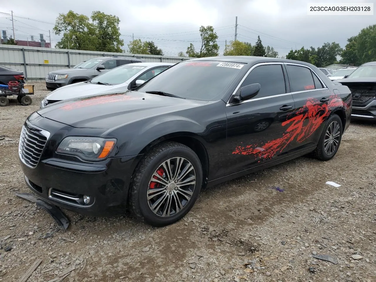 2014 Chrysler 300 S VIN: 2C3CCAGG3EH203128 Lot: 72865974