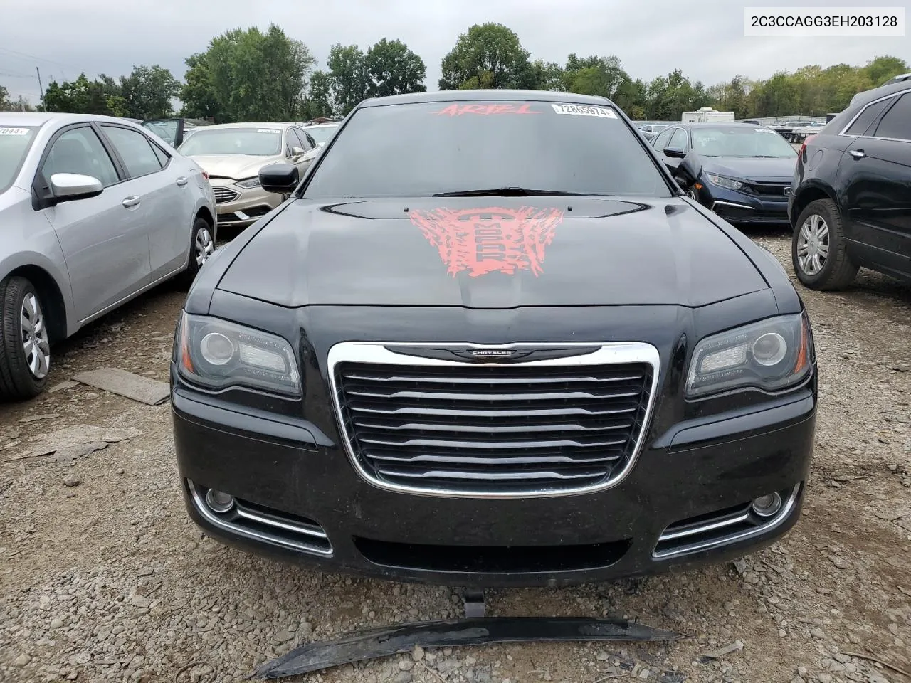 2014 Chrysler 300 S VIN: 2C3CCAGG3EH203128 Lot: 72865974