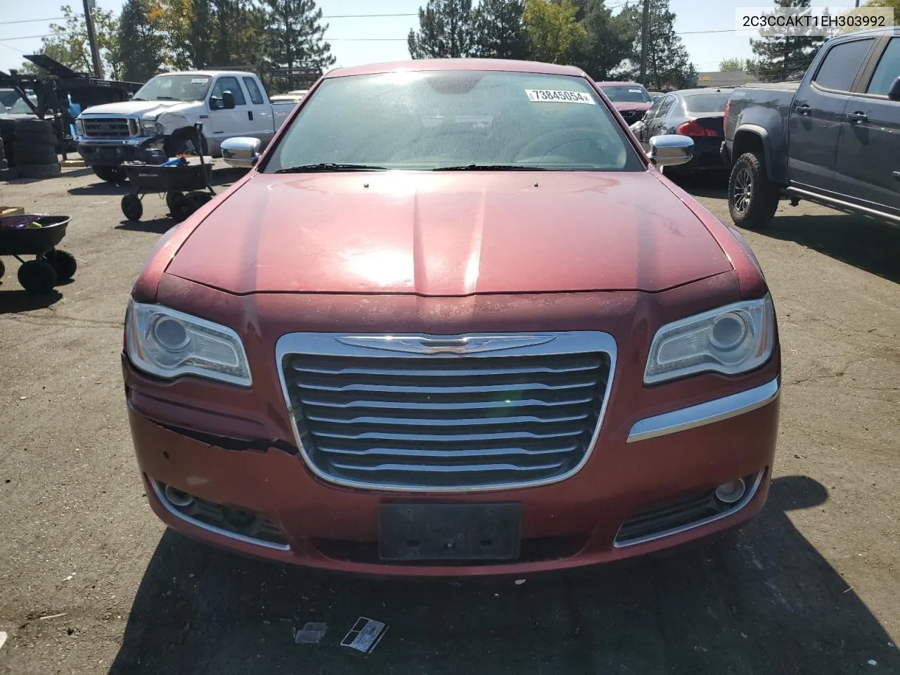 2014 Chrysler 300C VIN: 2C3CCAKT1EH303992 Lot: 73845054