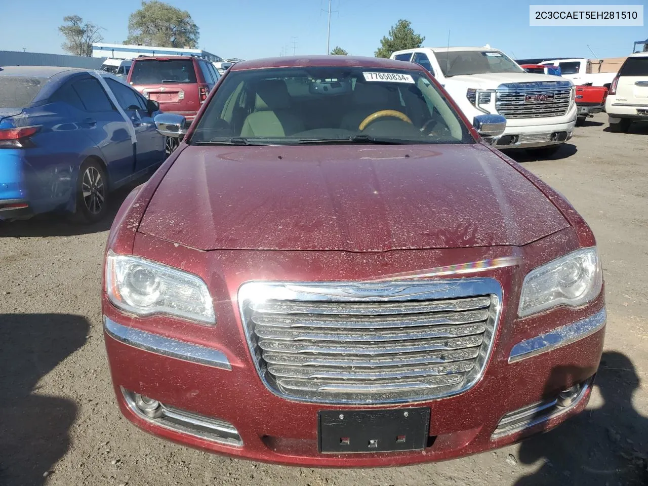 2014 Chrysler 300C VIN: 2C3CCAET5EH281510 Lot: 77650834