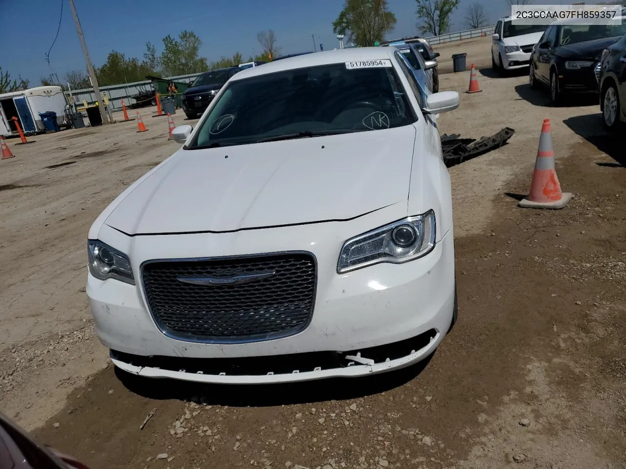 2015 Chrysler 300 Limited VIN: 2C3CCAAG7FH859357 Lot: 51785954