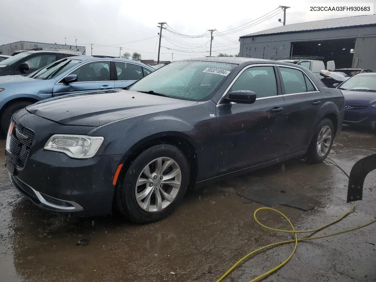 2015 Chrysler 300 Limited VIN: 2C3CCAAG3FH930683 Lot: 55321894