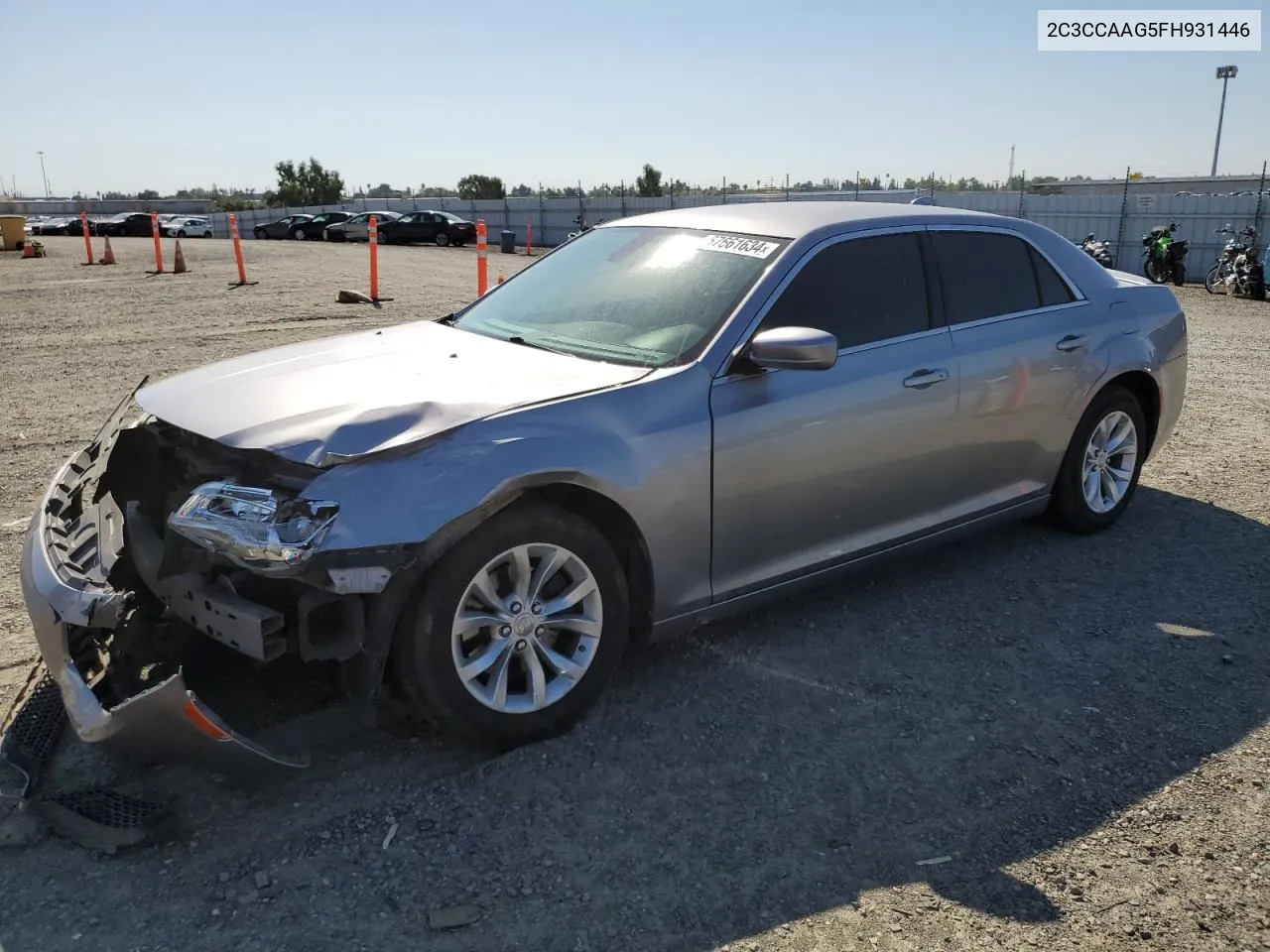 2015 Chrysler 300 Limited VIN: 2C3CCAAG5FH931446 Lot: 67661634