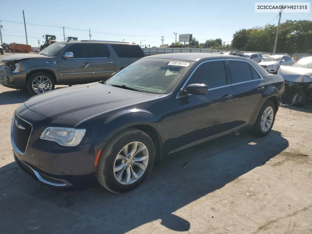 2015 Chrysler 300 Limited VIN: 2C3CCAAG6FH921315 Lot: 70875414