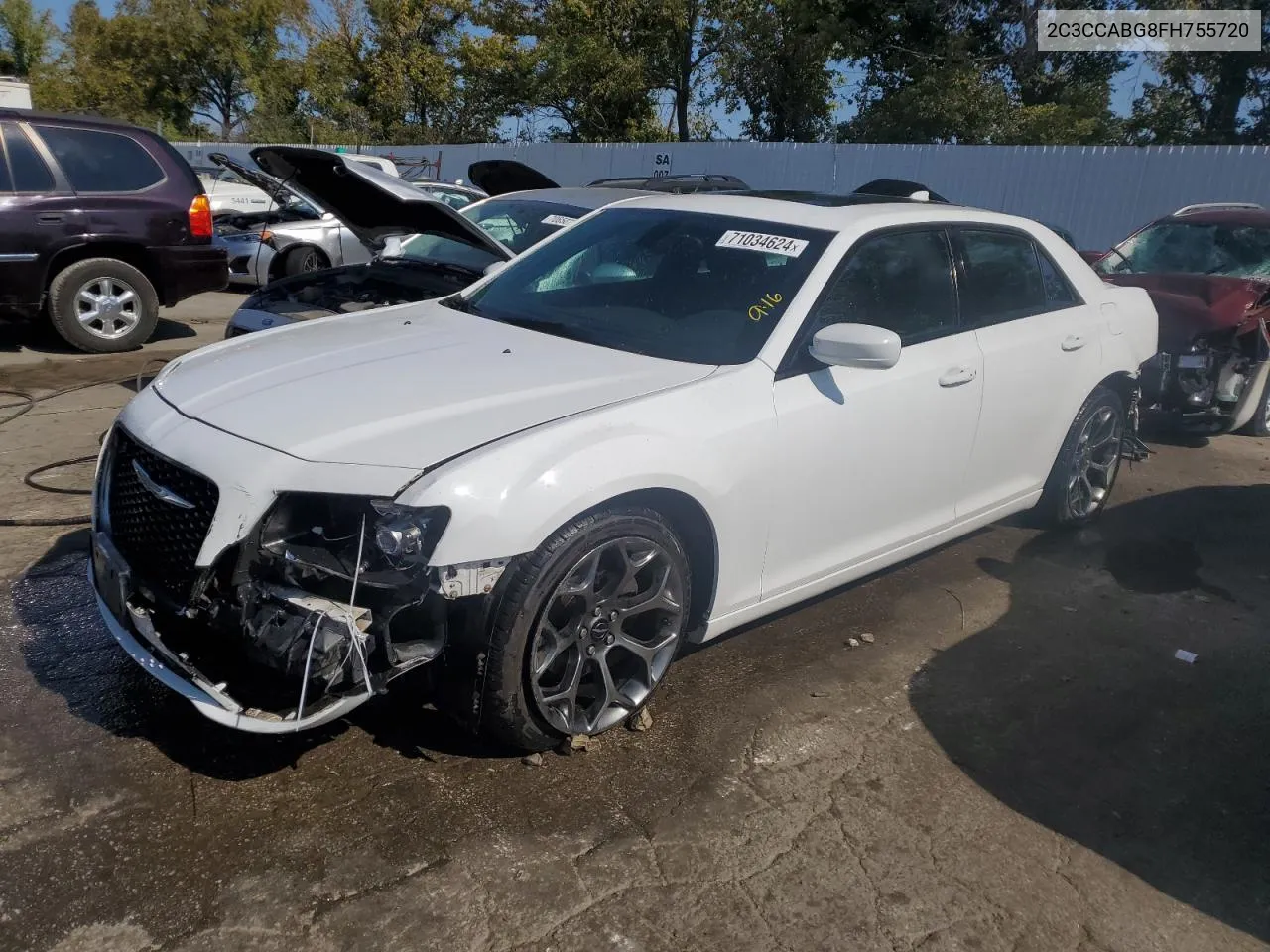 2C3CCABG8FH755720 2015 Chrysler 300 S