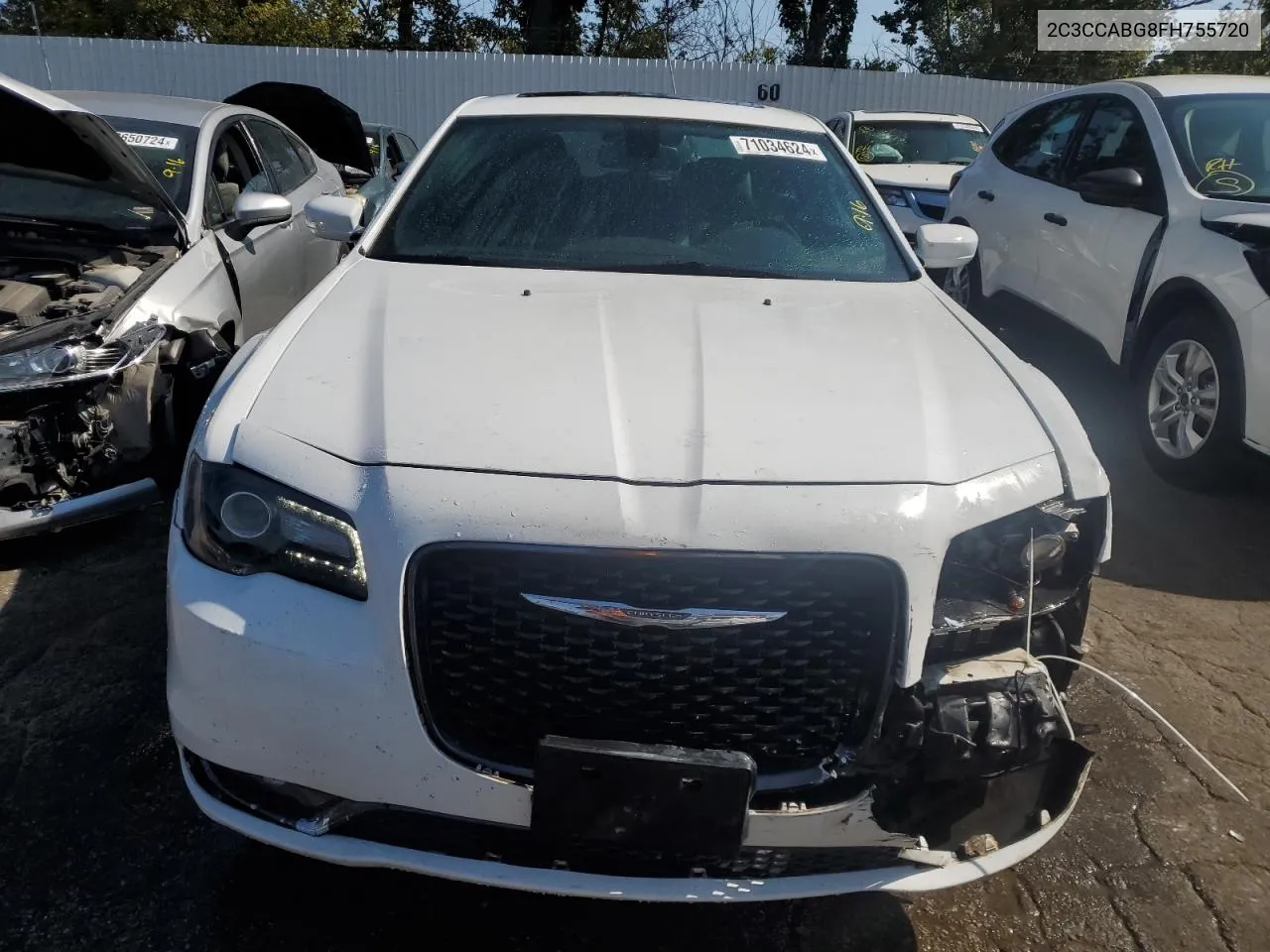 2015 Chrysler 300 S VIN: 2C3CCABG8FH755720 Lot: 71034624