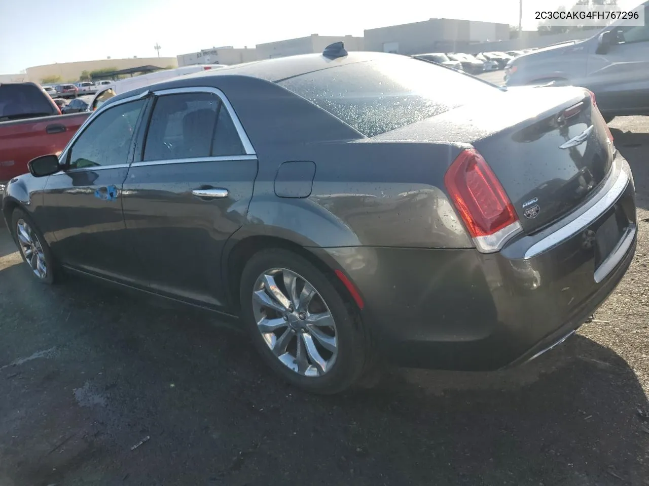 2015 Chrysler 300C VIN: 2C3CCAKG4FH767296 Lot: 71164964