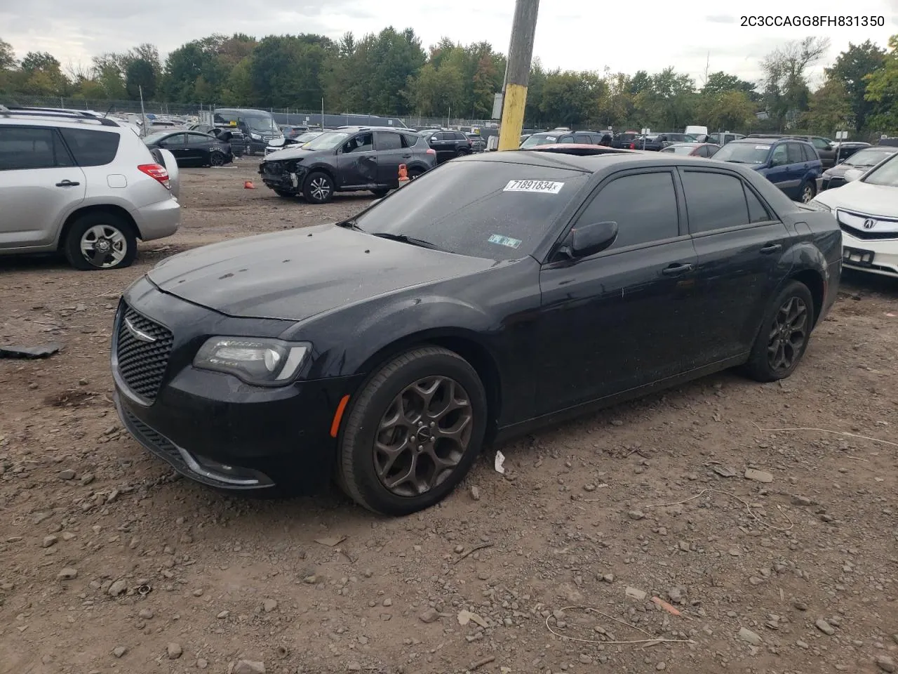 2015 Chrysler 300 S VIN: 2C3CCAGG8FH831350 Lot: 71891834