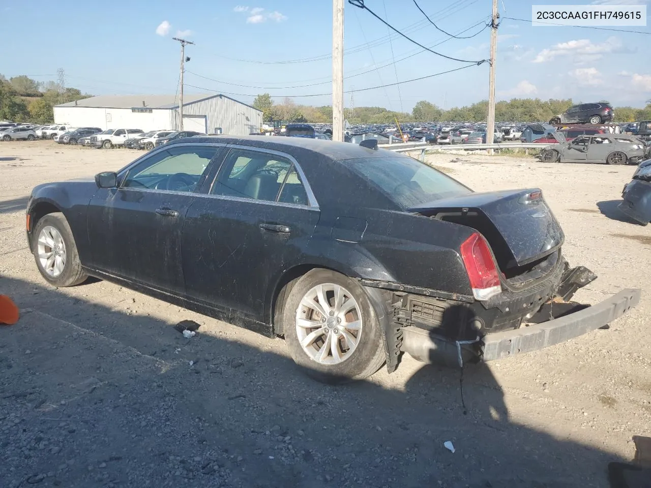 2015 Chrysler 300 Limited VIN: 2C3CCAAG1FH749615 Lot: 71931334