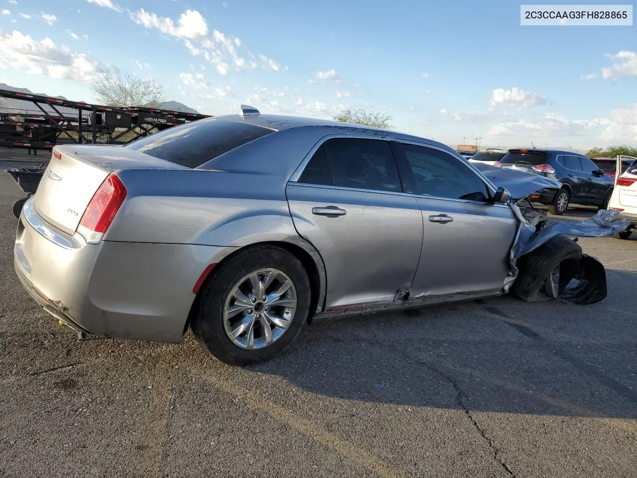 2015 Chrysler 300 Limited VIN: 2C3CCAAG3FH828865 Lot: 72576754