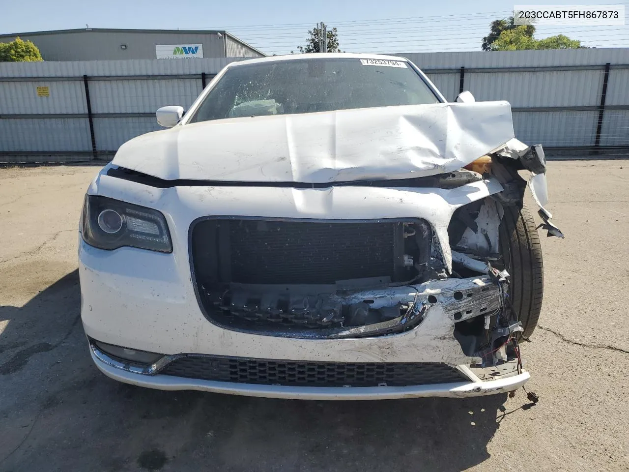 2015 Chrysler 300 S VIN: 2C3CCABT5FH867873 Lot: 73253794