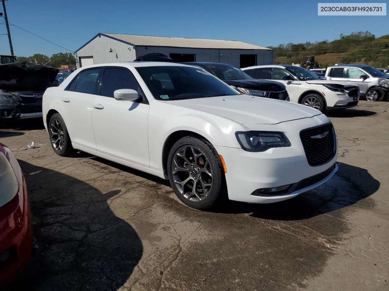 2C3CCABG3FH926731 2015 Chrysler 300 S