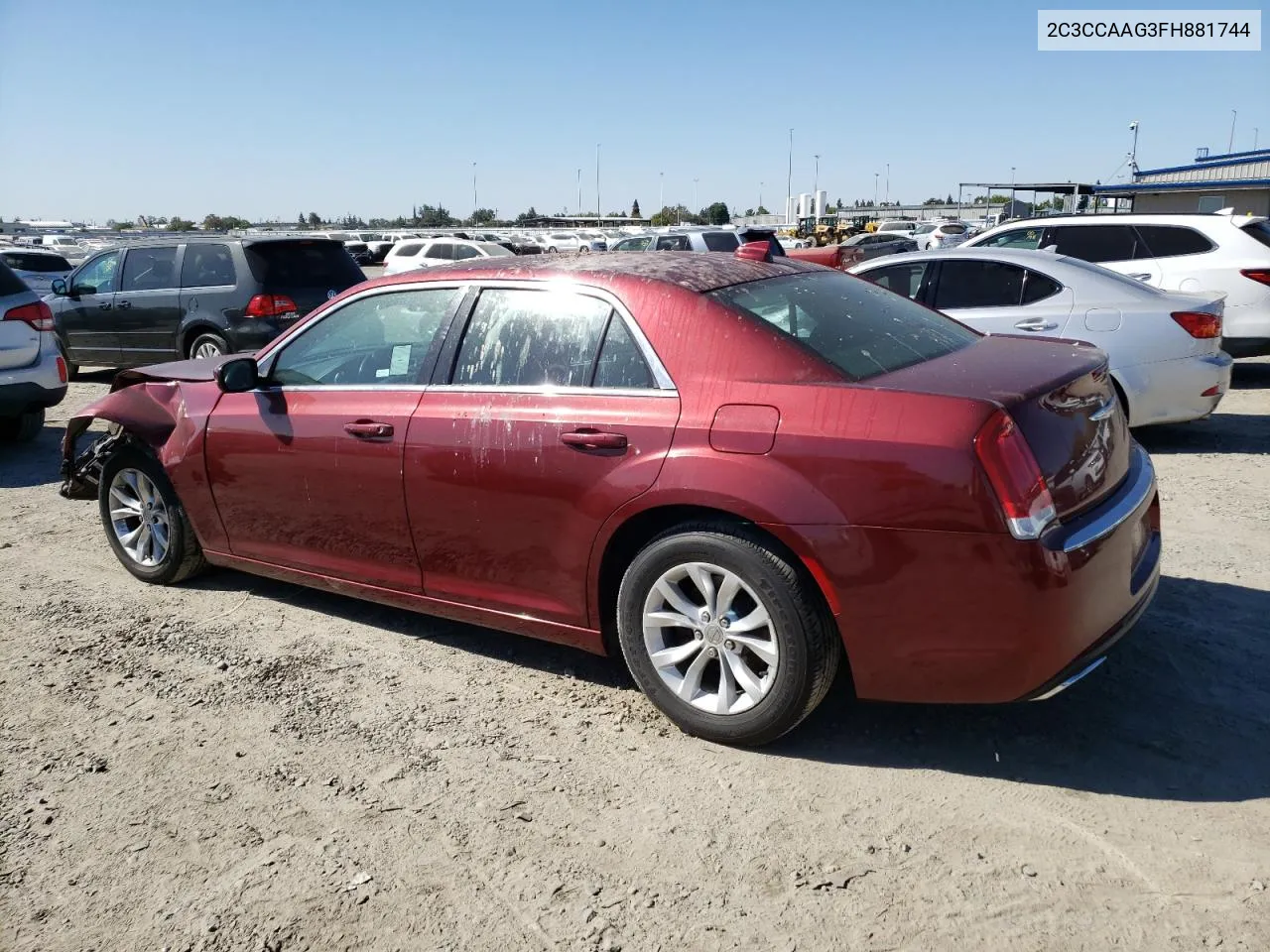 2015 Chrysler 300 Limited VIN: 2C3CCAAG3FH881744 Lot: 73573534