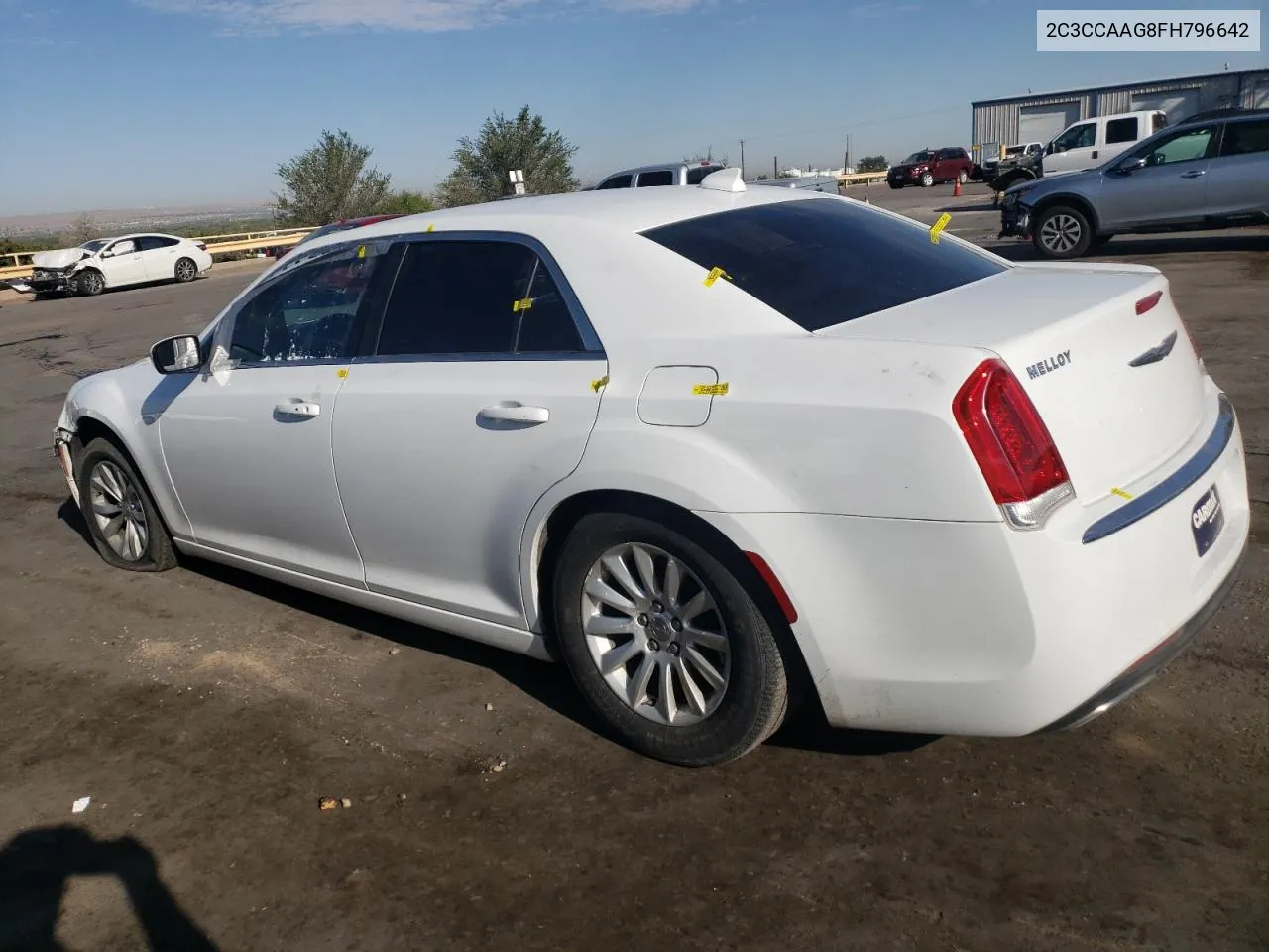 2015 Chrysler 300 Limited VIN: 2C3CCAAG8FH796642 Lot: 73689594