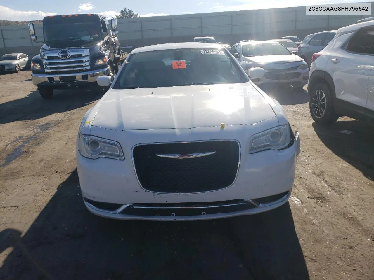 2015 Chrysler 300 Limited VIN: 2C3CCAAG8FH796642 Lot: 73689594