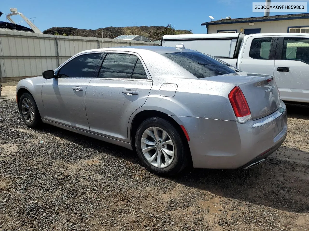 2015 Chrysler 300 Limited VIN: 2C3CCAAG9FH859800 Lot: 74082354