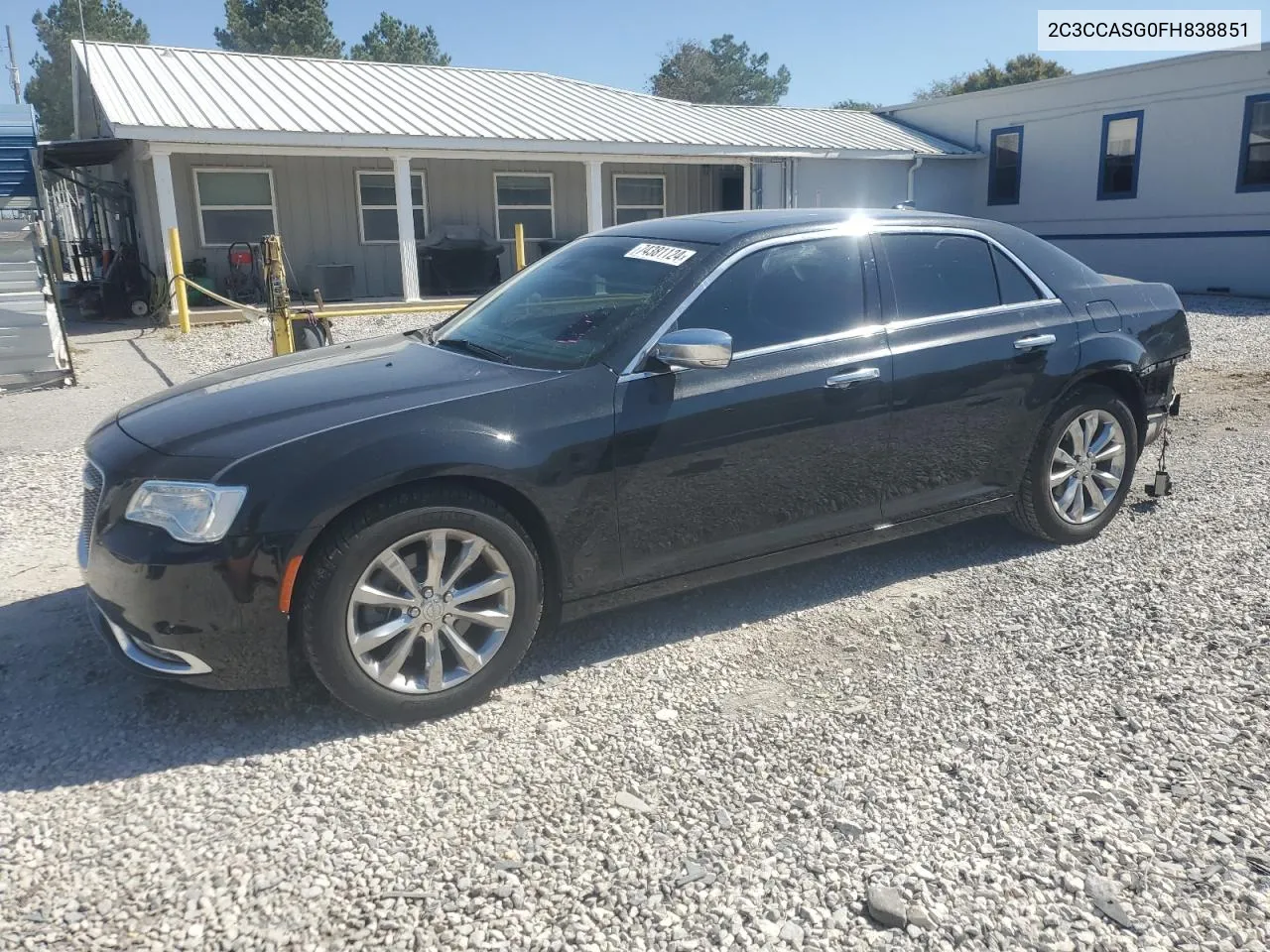 2015 Chrysler 300C Platinum VIN: 2C3CCASG0FH838851 Lot: 74381124