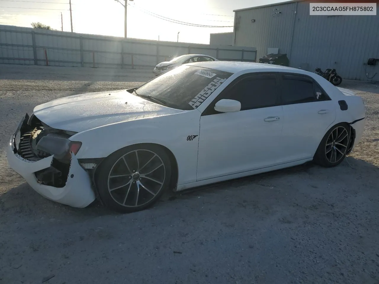 2015 Chrysler 300 Limited VIN: 2C3CCAAG5FH875802 Lot: 76660664