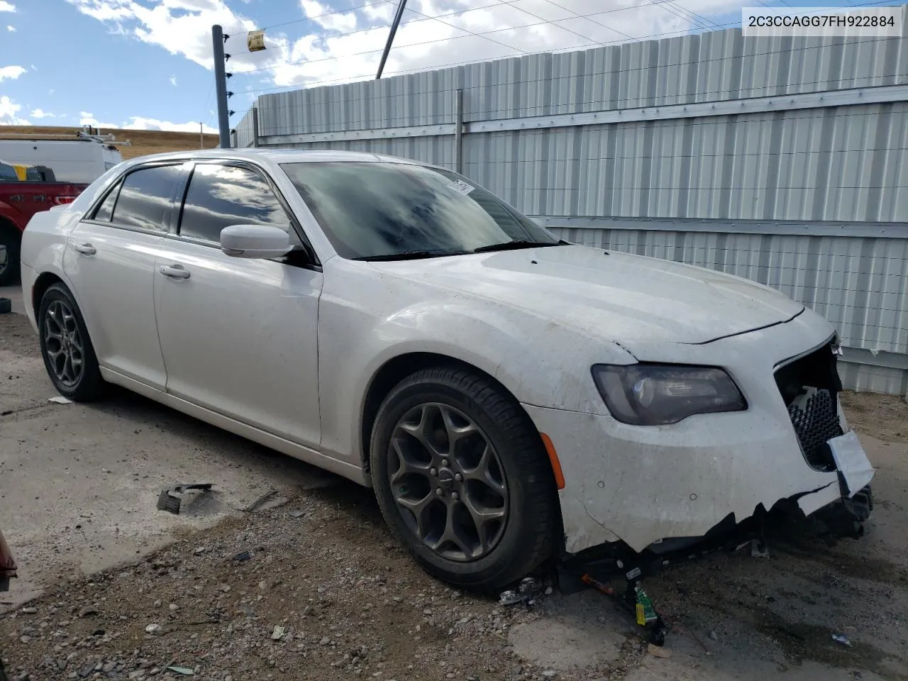 2015 Chrysler 300 S VIN: 2C3CCAGG7FH922884 Lot: 79252674