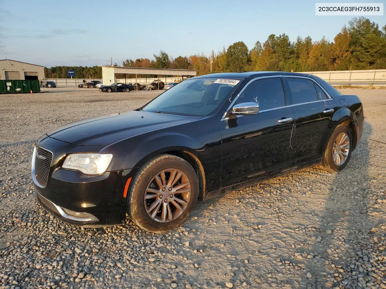 2015 Chrysler 300C VIN: 2C3CCAEG3FH755913 Lot: 79292664