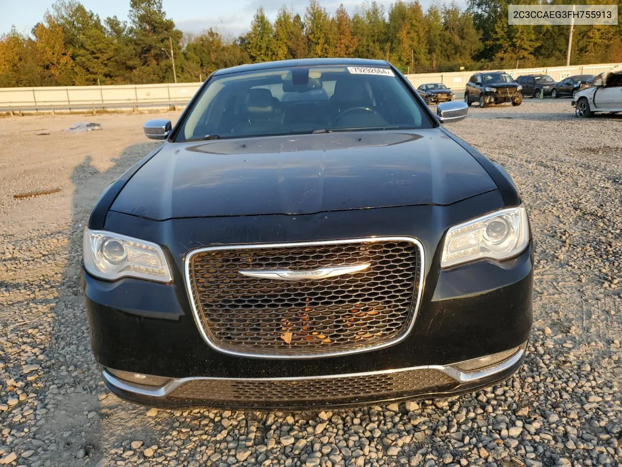 2015 Chrysler 300C VIN: 2C3CCAEG3FH755913 Lot: 79292664