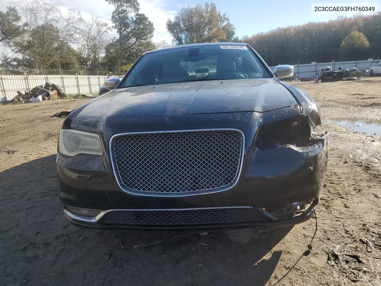 2015 Chrysler 300C VIN: 2C3CCAEG3FH760349 Lot: 80146654