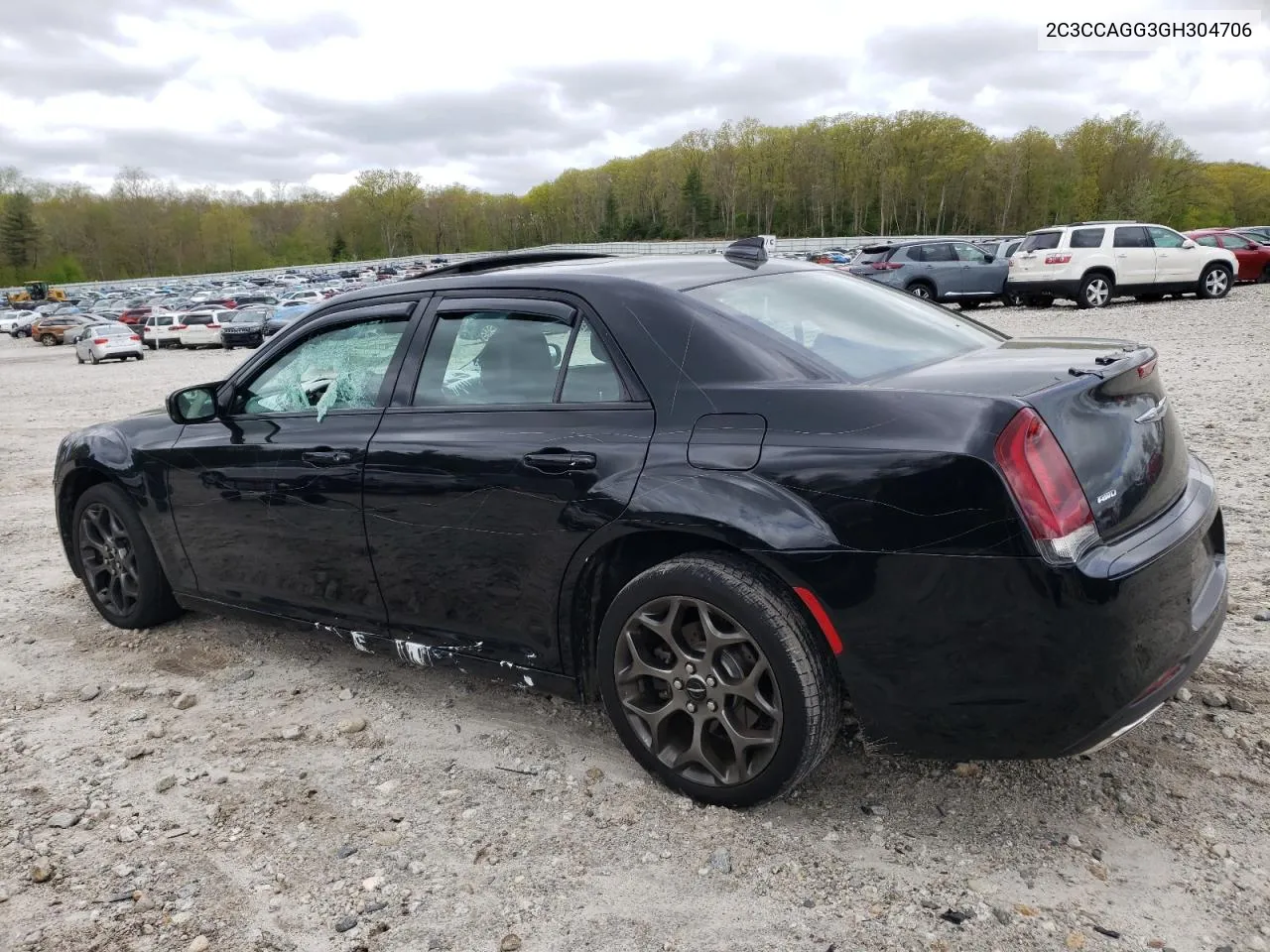 2016 Chrysler 300 S VIN: 2C3CCAGG3GH304706 Lot: 54515074