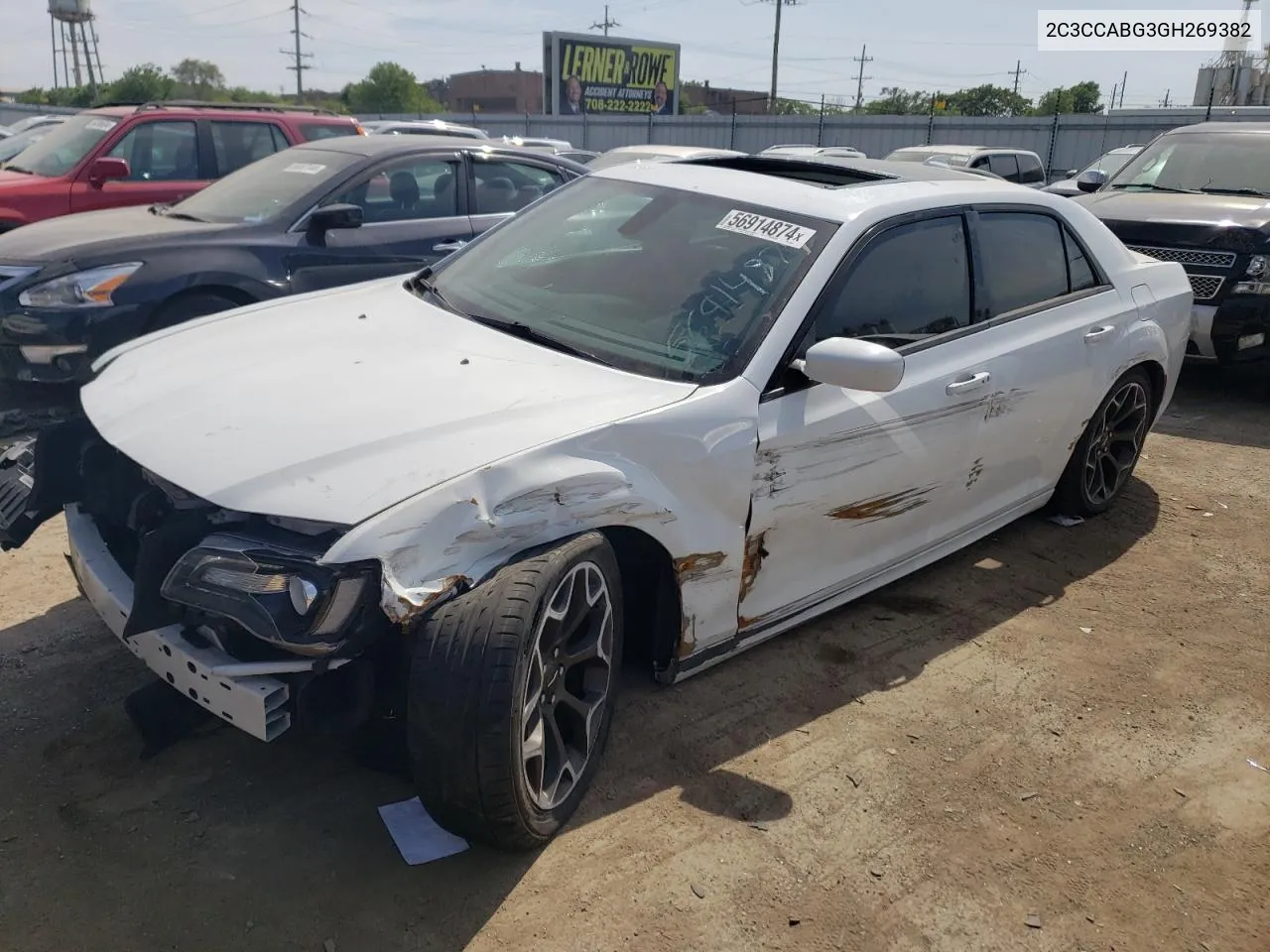 2C3CCABG3GH269382 2016 Chrysler 300 S